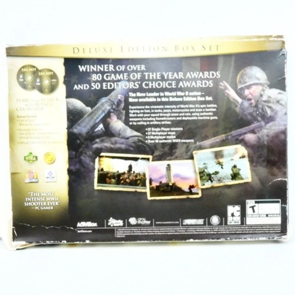 Call of Duty & United Offensive Deluxe Edition Box Set PC READ